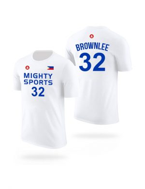 mighty sports justin brownlee tee white