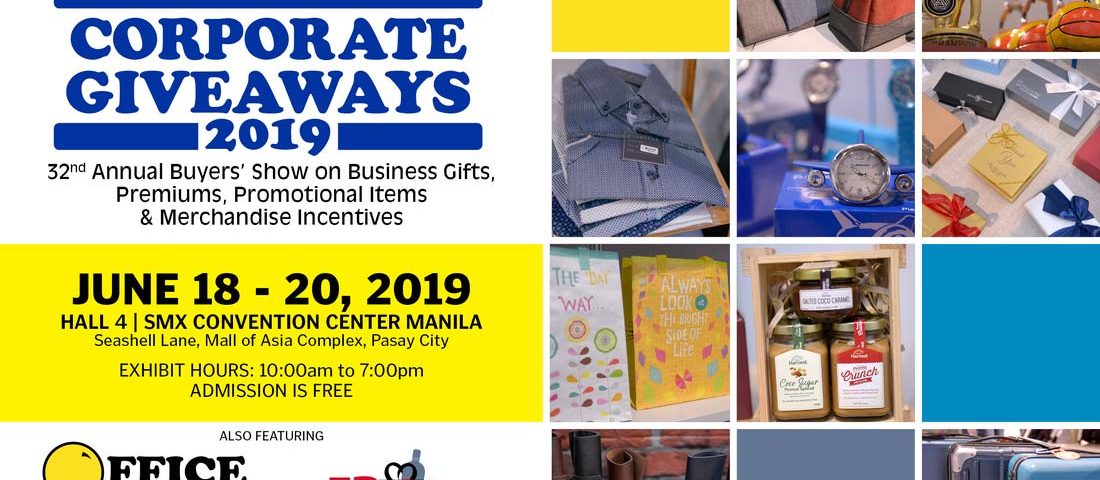 corporate giveaways 2019 poster