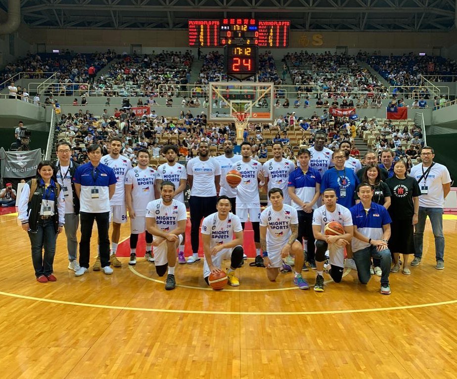mighty sports-go for gold philippines william jones cup 2019 champions team photo
